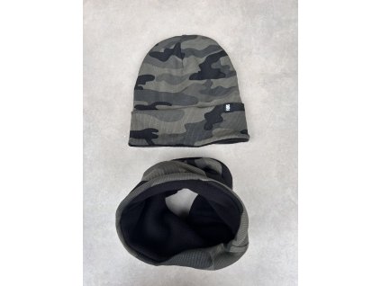 čepice zimní žebro army