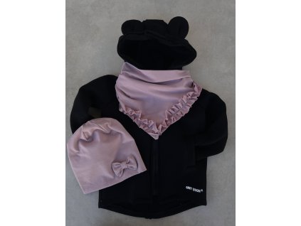 Šátek na krk s řasením big - starorůž