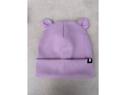 čepice žebrovaná šeřík AB4K s ušima