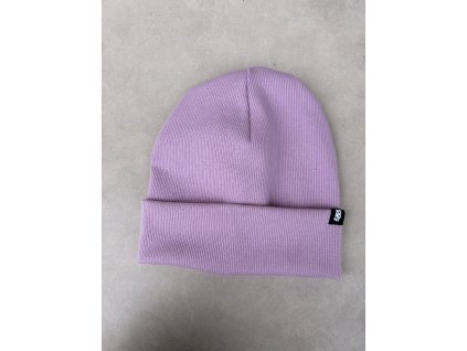 Dětská čepice žebrovaná šeřík AB4K