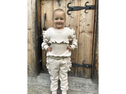 Dívčí mikina Little girl sand