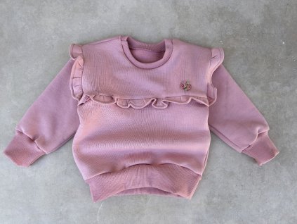 Dívčí mikina Little girl old pink