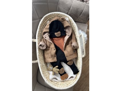 Dětský kabát Little bear CRULY brown