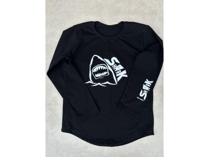 Tričko Street Andy Boom SHARK black s dlouhým rukávem