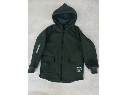 Dětská softshellová bunda khaki