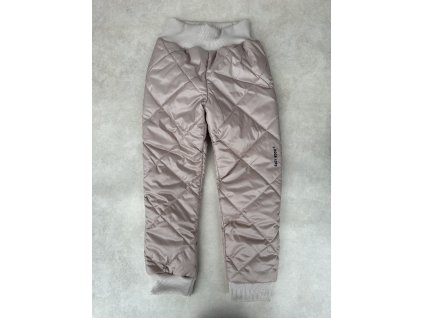 Dětské rostoucí oteplovačky mocca romby