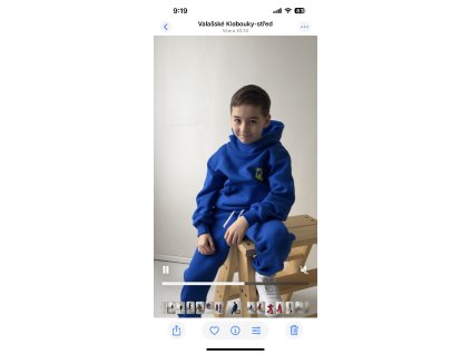 Dětské tepláky STREET BEAR jogger king blue