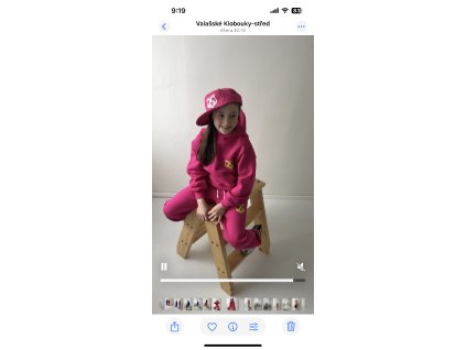 Dětské tepláky STREET BEAR jogger fuchsie