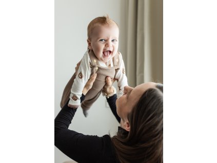 Dětské laclíky vaflové mocha