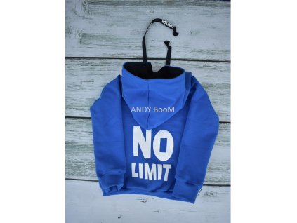 mikina NO LIMIT - kobalt