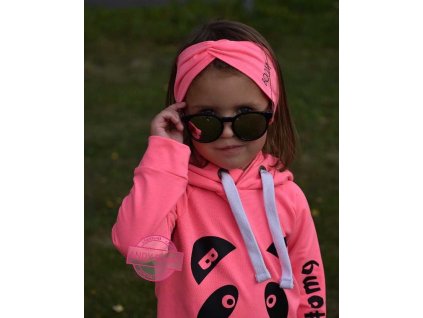 Dětská mikina panda Boom neo růžová