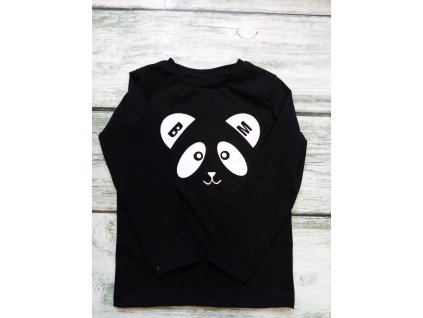 tričko black panda