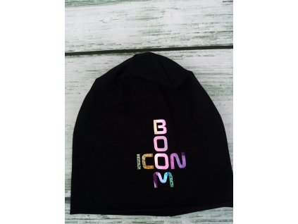 Dětská čepice  "ICON BOOM" černá