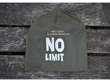 Dětská čepice NO LIMIT khaki