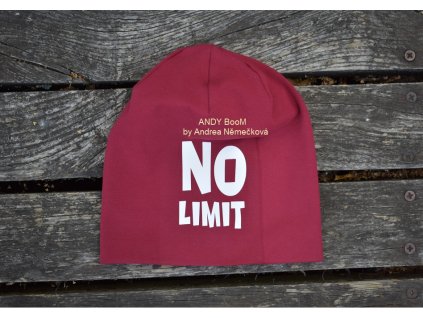 Dětská čepice NO LIMIT wine