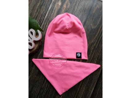 Dětská čepice pink AB4K