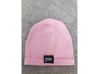 Dětská čepice jednovrstvá strarorůžová