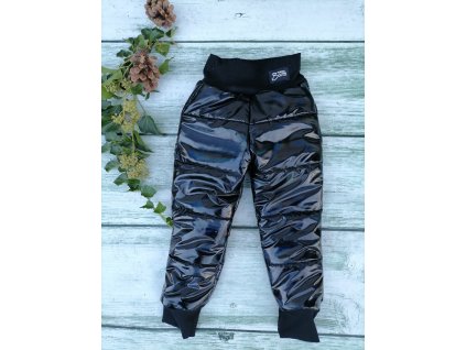 Dětské rostoucí oteplovačky černé