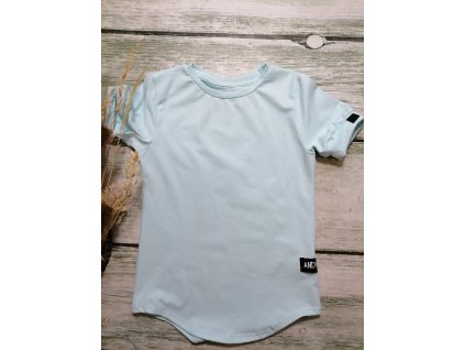 Dětské tričko BASIC mint s krátkým rukávem