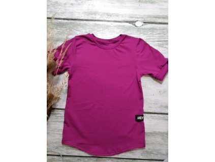 Dětské tričko BASIC ostružina s krátkým rukávem