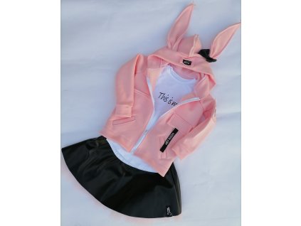 Dívčí teplávkový kabátek Lola sweet bunny