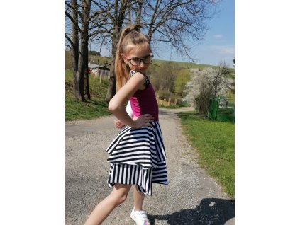 Dětské šaty PORTO Rico ostružina