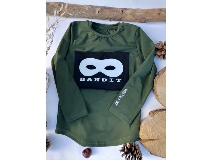 tričko BASIC Bandit khaki