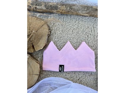 čelenka korunka candy pink