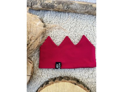 čelenka korunka magenta