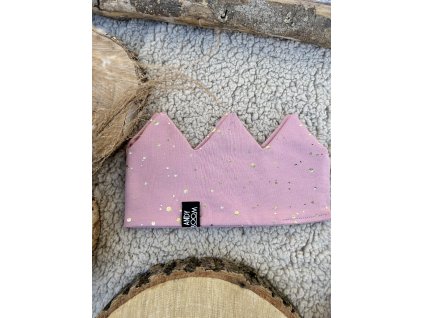 korunka golden dots na starorůžové