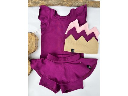 Dívčí kraťase se sukničkou-Morgana ostružina