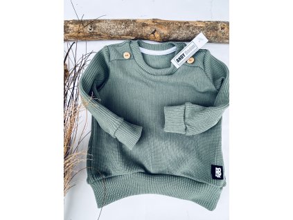 Dětský svetr khaki