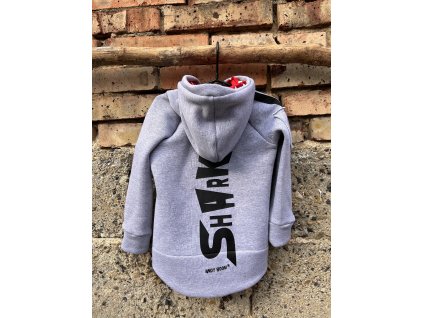 Chlapecká mikina/kabátek shark grey
