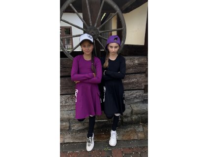 Dívčí šaty Street Bear black