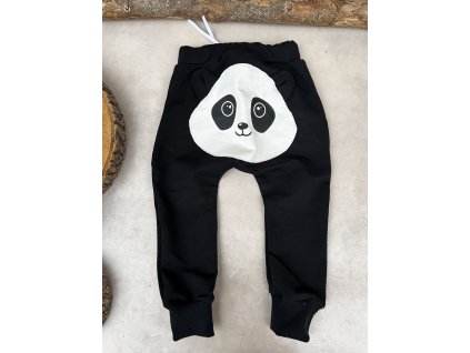 Dětské tepláky-baggy panda style black
