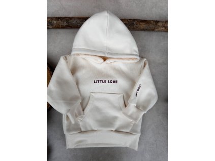 Dětská mikina LITTLE LOVE slonová kost
