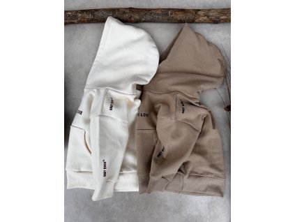 Dámská mikina BIG LOVE mocca klasik