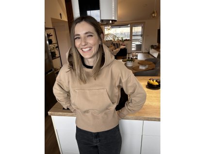 Dámská mikina original mocca crop