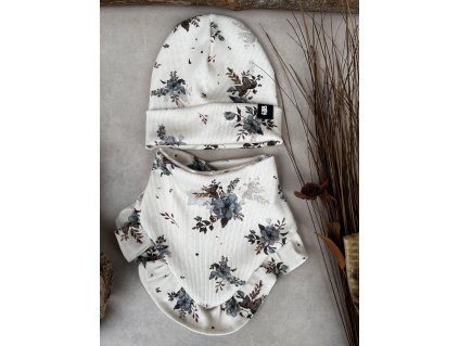 čepice žebrovaná fialky AB4K