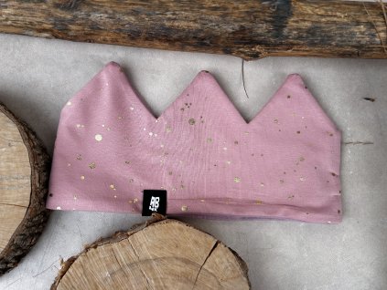 čelenka korunka golden dots na lososu