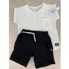 Dětské mušelínové kraťase black