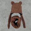 čepice ušanka Teddy Bear brown