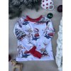 Tričko žebro BASIC Santa Claus - pyžamo