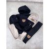 mikina little Bear black kapuce