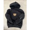 mikina little Bear black kapuce
