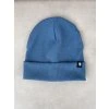 Dětská čepice žebrovaná denim modrá AB4K