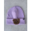 čepice žebrovaná Little Bear šeřík - jaro