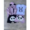 Dětské kraťasy baggy Panda šeřík