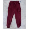 Dětské tepláky jogger KARGO wine