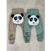 Dětské tepláky-baggy panda mocca